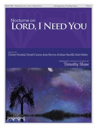 cover Nocturne on Lord I Need You piano sheet music cover